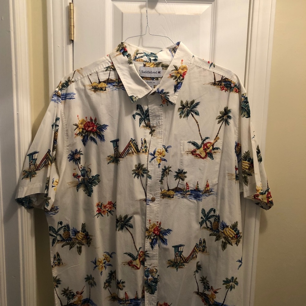 Saddlebred Hawaiian Print XXL